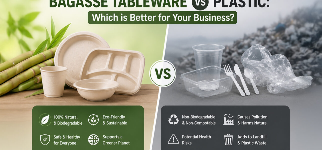 Bagasse Tableware vs Plastic